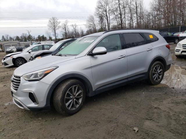 KM8SMDHF9HU216006 - 2017 HYUNDAI SANTA FE SE SILVER photo 1