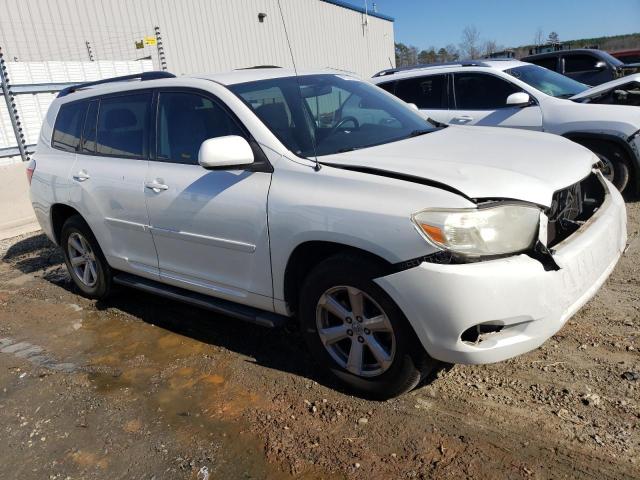 JTEDA41A892008261 - 2009 TOYOTA HIGHLANDER WHITE photo 4