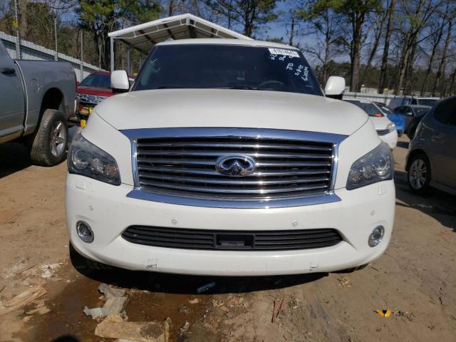 JN8AZ2NE1E9062444 - 2014 INFINITI QX80 WHITE photo 5