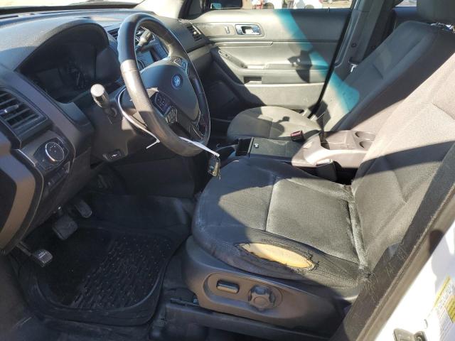 1FM5K8AR8HGC86383 - 2017 FORD EXPLORER POLICE INTERCEPTOR თეთრი ფოტო 7