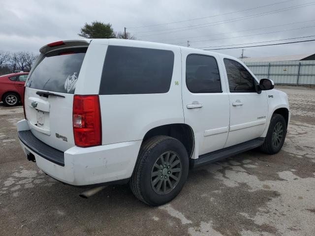 1GNFK13599R120588 - 2009 CHEVROLET TAHOE HYBRID WHITE photo 3