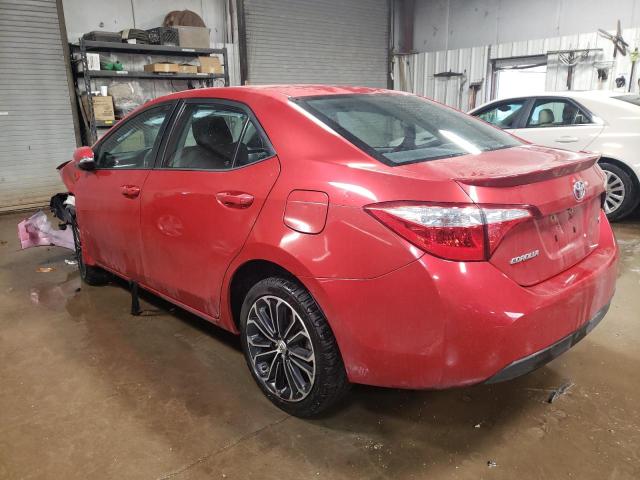 5YFBURHE6GP414269 - 2016 TOYOTA COROLLA L RED photo 2