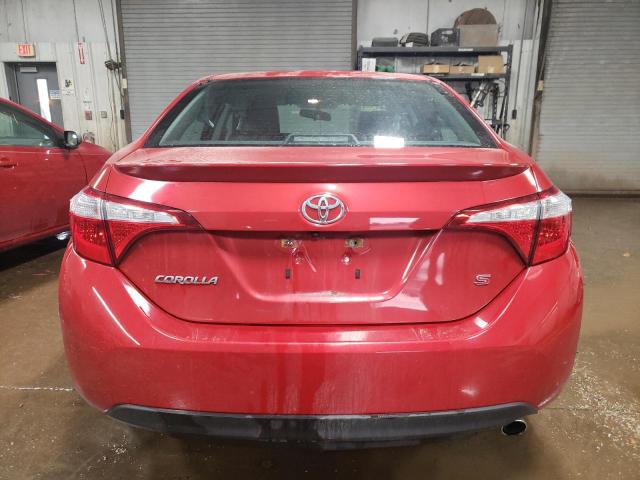 5YFBURHE6GP414269 - 2016 TOYOTA COROLLA L RED photo 6