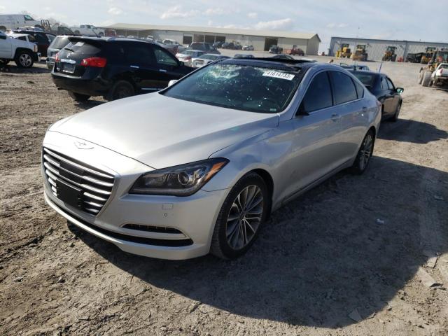 KMHGN4JE1FU065020 - 2015 HYUNDAI GENESIS 3.8L SILVER photo 1