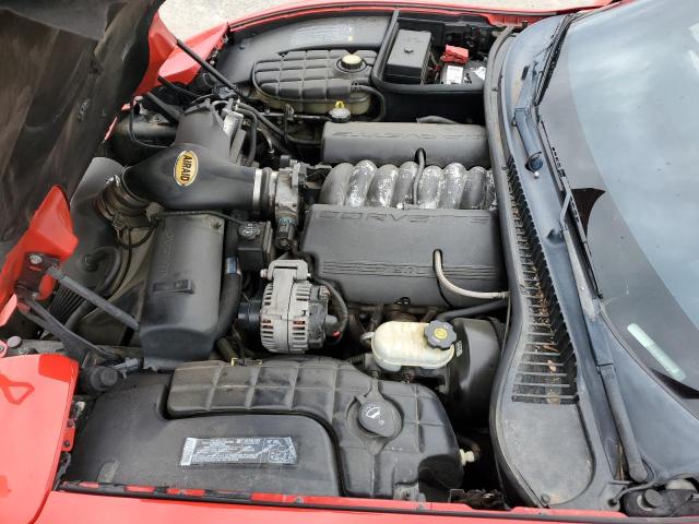 1G1YY22GX45102604 - 2004 CHEVROLET CORVETTE RED photo 11