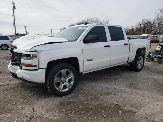 3GCUKPECXJG432986 - 2018 CHEVROLET SILVERADO K1500 CUSTOM WHITE photo 1