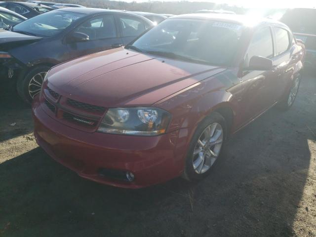 1C3CDZBGXDN519859 - 2013 DODGE AVENGER R/T RED photo 1