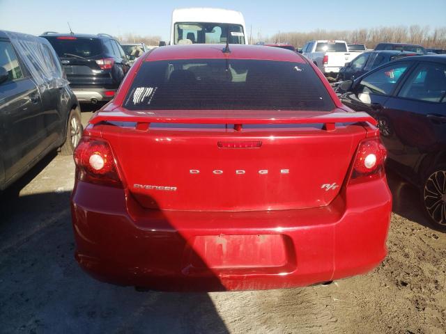 1C3CDZBGXDN519859 - 2013 DODGE AVENGER R/T RED photo 6