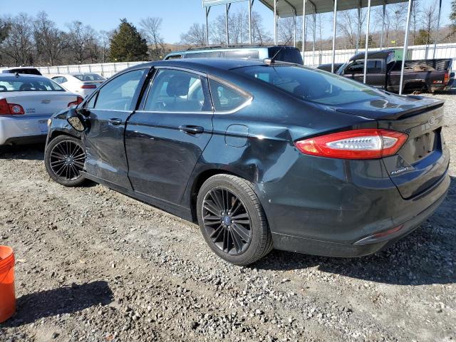 3FA6P0H70ER126430 - 2014 FORD FUSION SE BLACK photo 2