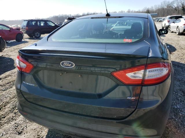 3FA6P0H70ER126430 - 2014 FORD FUSION SE BLACK photo 6