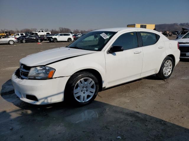 1C3CDZAG2EN232762 - 2014 DODGE AVENGER SE WHITE photo 1