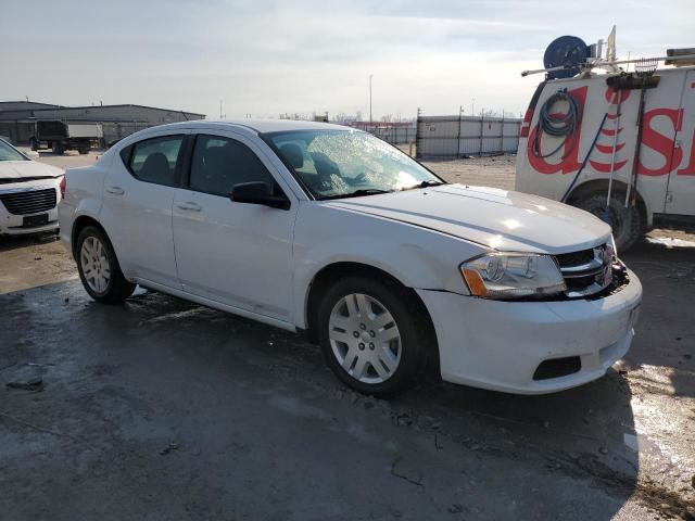 1C3CDZAG2EN232762 - 2014 DODGE AVENGER SE WHITE photo 4