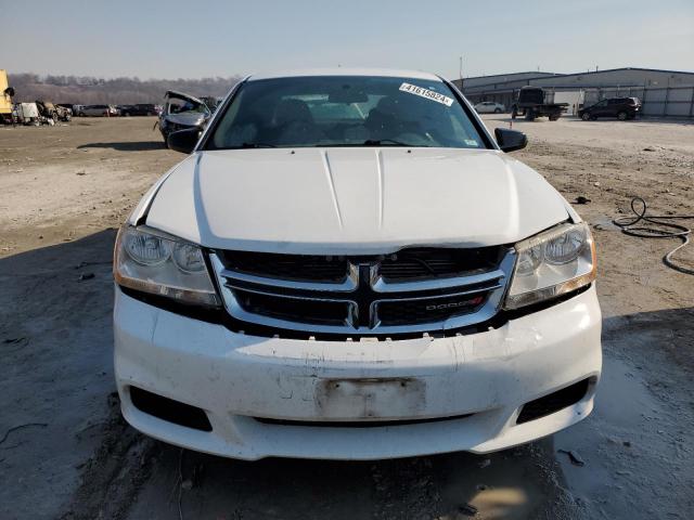 1C3CDZAG2EN232762 - 2014 DODGE AVENGER SE WHITE photo 5