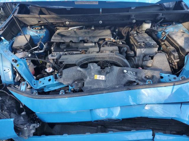 2T3P1RFV8MW146828 - 2021 TOYOTA RAV4 XLE BLUE photo 11