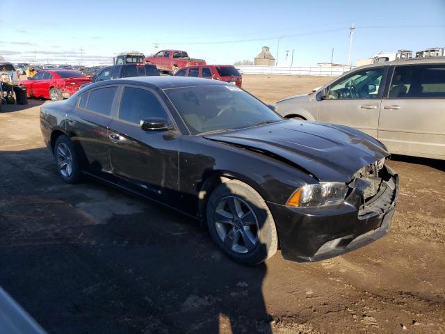 2C3CDXBGXDH571148 - 2013 DODGE CHARGER SE BLACK photo 4