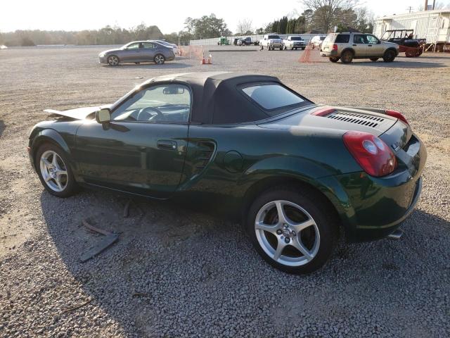 JTDFR320X30064016 - 2003 TOYOTA MR2 SPYDER GREEN photo 2