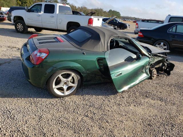 JTDFR320X30064016 - 2003 TOYOTA MR2 SPYDER GREEN photo 3