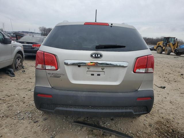 5XYKTCA65DG423578 - 2013 KIA SORENTO LX GRAY photo 6