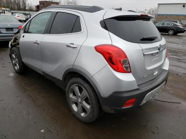 KL4CJASB3DB184031 - 2013 BUICK ENCORE SILVER photo 2