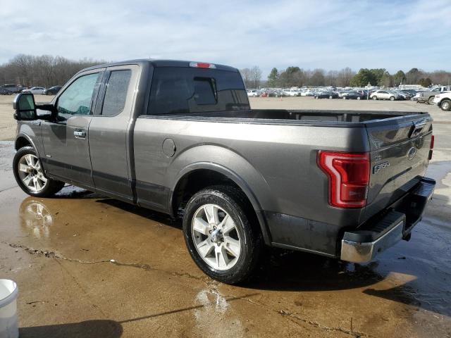 1FTFX1EG3HKC51175 - 2017 FORD F150 SUPER CAB GRAY photo 2