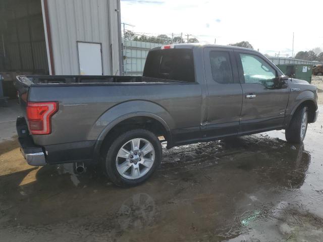 1FTFX1EG3HKC51175 - 2017 FORD F150 SUPER CAB GRAY photo 3