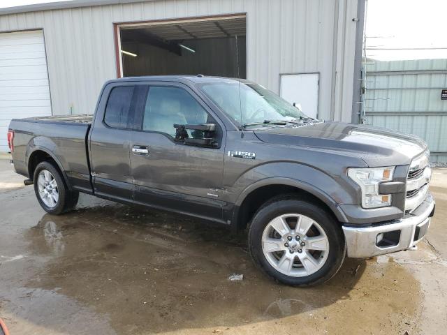 1FTFX1EG3HKC51175 - 2017 FORD F150 SUPER CAB GRAY photo 4