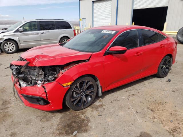 2HGFC2F84KH524259 - 2019 HONDA CIVIC SPORT RED photo 1