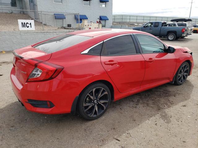 2HGFC2F84KH524259 - 2019 HONDA CIVIC SPORT RED photo 3