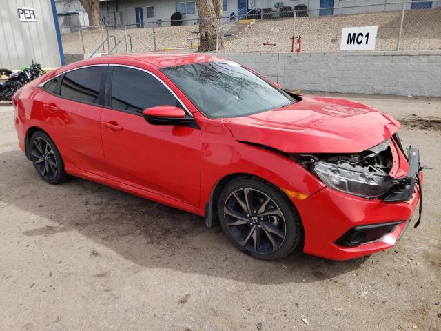 2HGFC2F84KH524259 - 2019 HONDA CIVIC SPORT RED photo 4