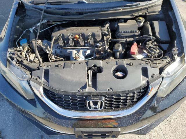 2HGFB2F99FH523836 - 2015 HONDA CIVIC EXL შავი ფოტო 11