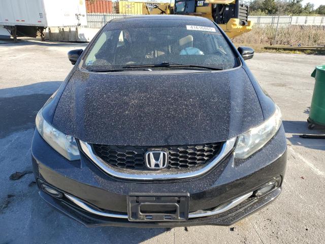 2HGFB2F99FH523836 - 2015 HONDA CIVIC EXL შავი ფოტო 5