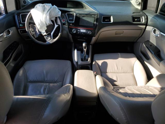 2HGFB2F99FH523836 - 2015 HONDA CIVIC EXL შავი ფოტო 8