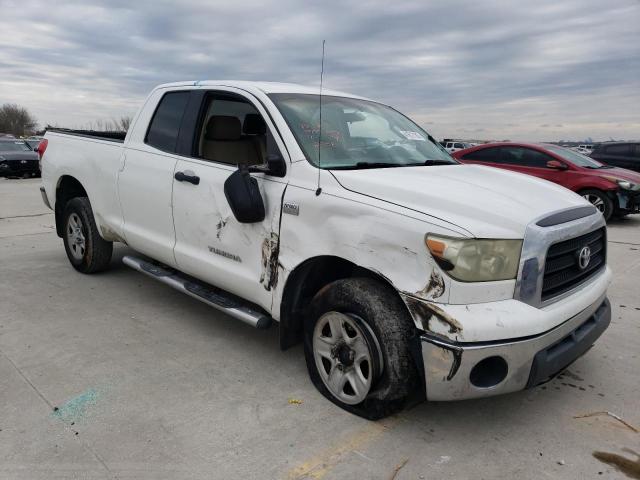 5TFBT54148X010288 - 2008 TOYOTA TUNDRA DOUBLE CAB WHITE photo 4