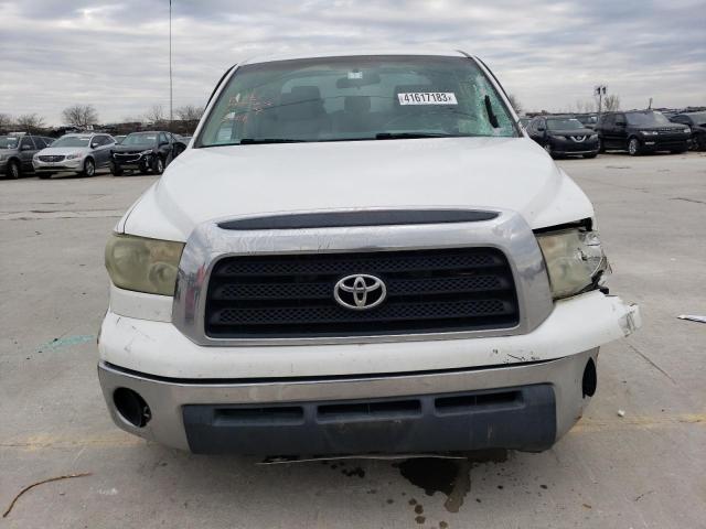 5TFBT54148X010288 - 2008 TOYOTA TUNDRA DOUBLE CAB WHITE photo 5