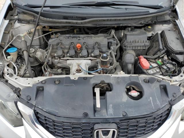 19XFB2F91DE066026 - 2013 HONDA CIVIC EXL ვერცხლისფერი ფოტო 11