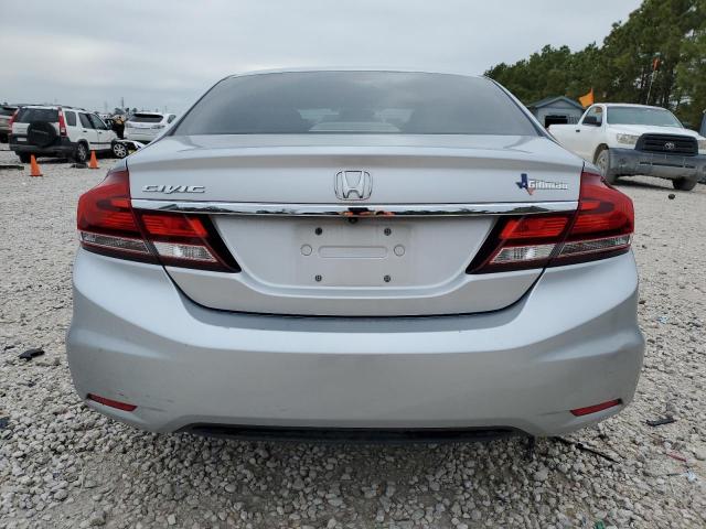 19XFB2F91DE066026 - 2013 HONDA CIVIC EXL ვერცხლისფერი ფოტო 6