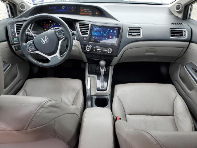 19XFB2F91DE066026 - 2013 HONDA CIVIC EXL ვერცხლისფერი ფოტო 8