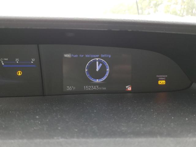 19XFB2F91DE066026 - 2013 HONDA CIVIC EXL ვერცხლისფერი ფოტო 9