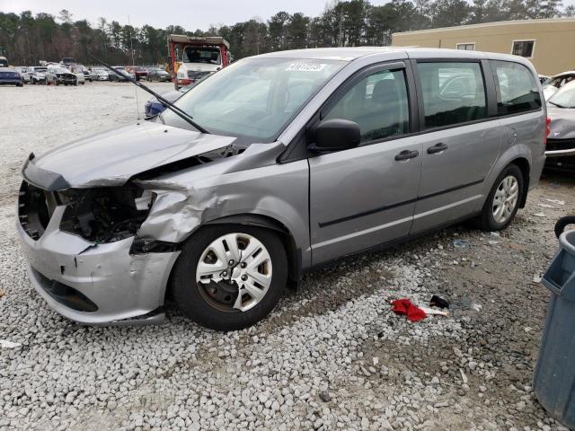 2C4RDGBG4GR278608 - 2016 DODGE GRAND CARA SE SILVER photo 1