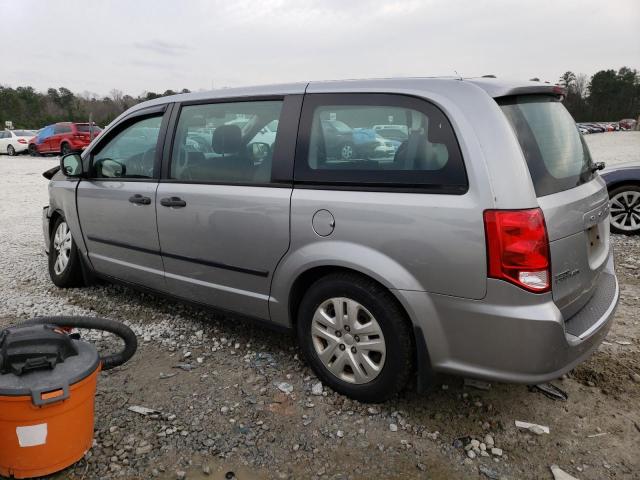 2C4RDGBG4GR278608 - 2016 DODGE GRAND CARA SE SILVER photo 2