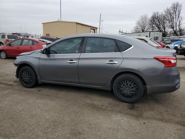 3N1AB7AP6HY324268 - 2017 NISSAN SENTRA S GRAY photo 2