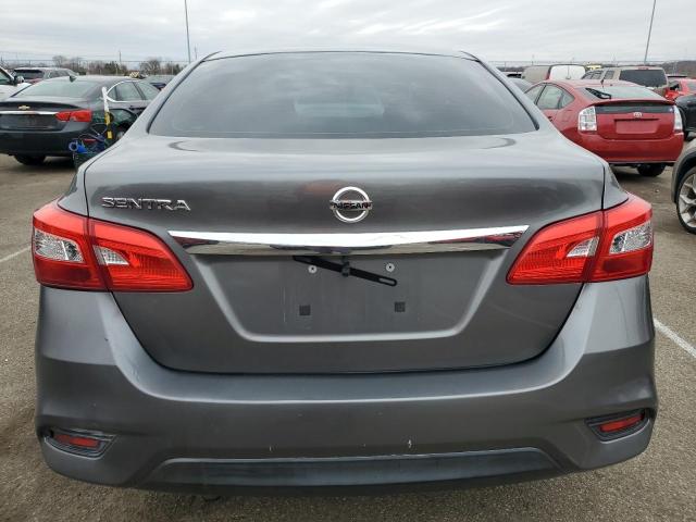 3N1AB7AP6HY324268 - 2017 NISSAN SENTRA S GRAY photo 6