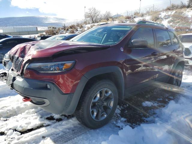 1C4PJMBX8KD374459 - 2019 JEEP CHEROKEE TRAILHAWK MAROON photo 1