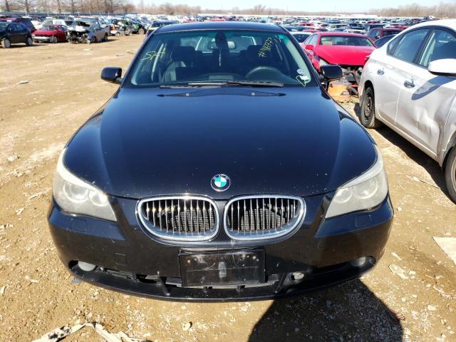 WBANE73527CM58460 - 2007 BMW 530I I BLACK photo 5