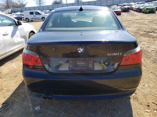 WBANE73527CM58460 - 2007 BMW 530I I BLACK photo 6