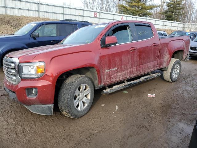 1GTG6BE37F1129125 - 2015 GMC CANYON SLE RED photo 1