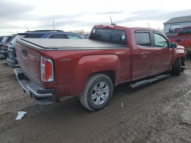 1GTG6BE37F1129125 - 2015 GMC CANYON SLE RED photo 3