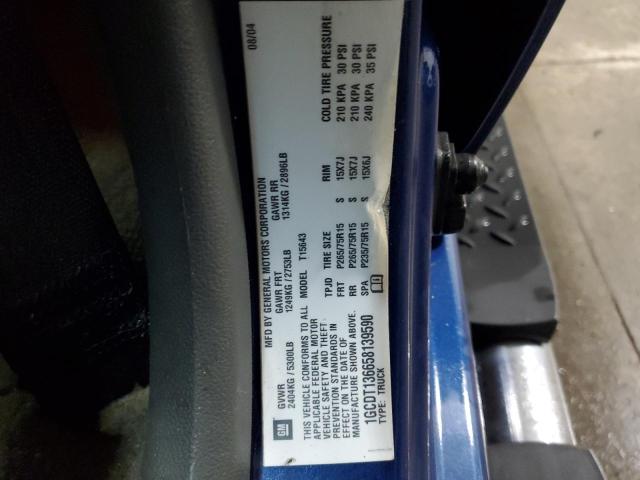 1GCDT136658139590 - 2005 CHEVROLET COLORADO L BLUE photo 12