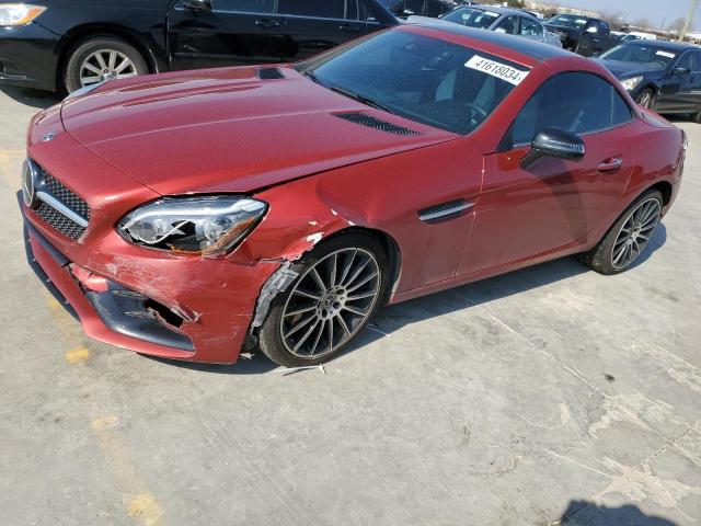 WDDPK3JA5HF145096 - 2017 MERCEDES-BENZ SLC 300 RED photo 1