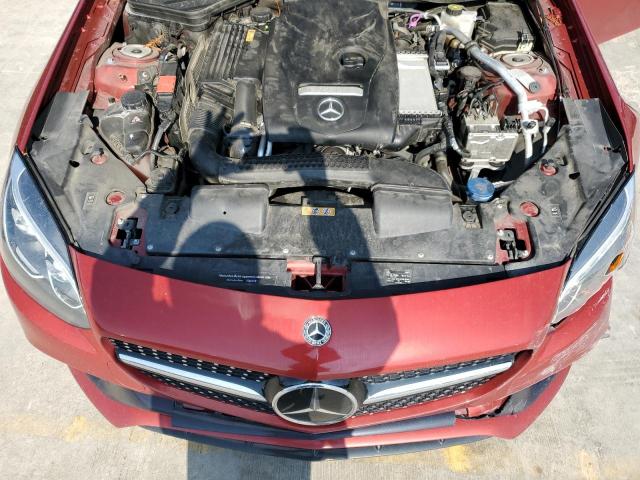 WDDPK3JA5HF145096 - 2017 MERCEDES-BENZ SLC 300 RED photo 11